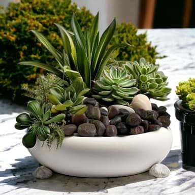 HappyFiller Natural Decorative Red Pebbles Polished Gravel Rocks Stones for Aquarium,Fish Turtle Tank,Outdoor Indoor Plants Top Dressing,Succulents Soil Cover,Garden Landscaping,10 LB - Image 9