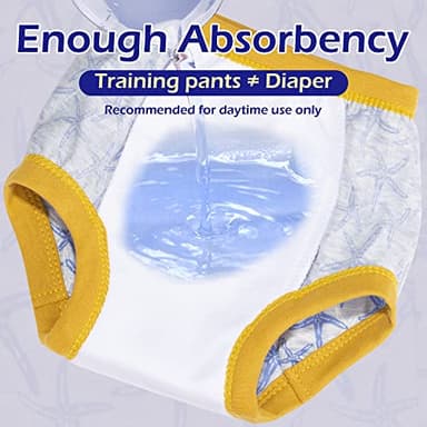 BIG ELEPHANT Baby Boys' 10 Pack Toddler Potty Training Pants 100% Cotton Underpants, 5-6Y - Image 4