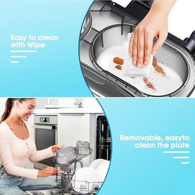 Universal Stroller Snack Tray: Cup Holder Tray with Silicone Flexible Arms Grip Stroller Tray with Dust Cover - Stroller Tray Attachment with Cups Holder for Baby & Toddler Stroller Accessories - Image 7