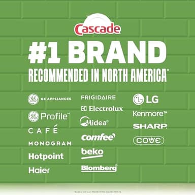 Cascade Free & Clear Dishwasher Pods, Dishwasher Detergent, Dish Detergent Soap, Lemon Essence, 47 Count - Image 8