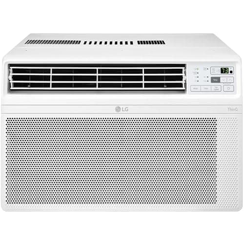 LG R-LW1223ERSM 12,000 BTU 115V Window Air Conditioner Cools 550 sq. ft. with Wi-Fi (Renewed) - Image 1