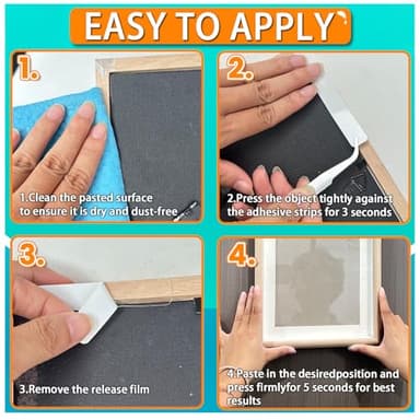 Tikfoam Double Sided Tape Heavy Duty, Mounting Dots Adhesive Removable, Multipurpose Tape for Picture, Poster, Art Craft, Decoration, Party Supplies 272Pcs - Image 5