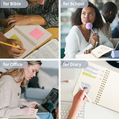 Oneirom Spiral Notebook-5.75" x 8.125" College Ruled Journal with Inner Pockets and 160 Pages,PU Leather Cover Business Journal, Twin-Wire Binding Notebook Perfect for Office & Home School Supplies - Image 8