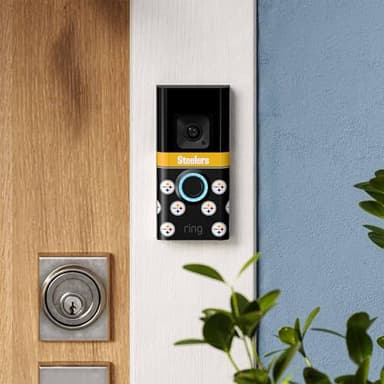 Ring Battery Doorbell Plus with All-New Official Limited-Edition NFL Faceplate | Pittsburgh Steelers - Image 7