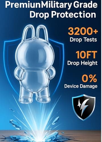 Howgoody Protective Case for Labubu Standing Figure(Macaron to 3.0) - Clear Collector Storage Box with Silicone Strap,Dustproof Scratch-Resistant for Standing Series (Figure Not Included) - Image 5