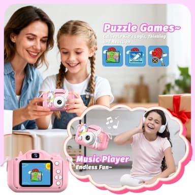 Masterbee Children's Camera Toys for Girls & Boys, 3-12 Years - 1080P HD Video Kids Digital Camera - Perfect for Christmas & Birthday Gifts - Image 7