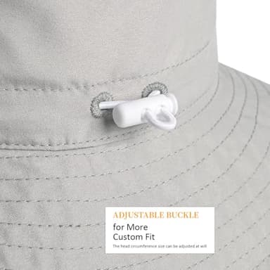 Baby Toddler Sun Hat,Boys Girls Bucket Hat for Kids UPF 50+ Sun Protective Child Summer Beach Hats 0-6 Months - Image 5