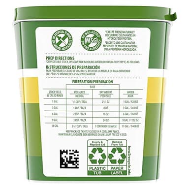 Knorr Professional Select Vegetable Base Bouillon, Vegetarian, Gluten Free, No added MSG, 1.82 Pound (Pack of 6) - Image 5