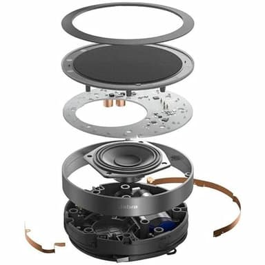 Jabra Speak2 75 (2025 Edition) Wireless Bluetooth Speakerphone - 4 Noise-Cancelling Mics, 65mm Speakers - New Linking Feature - USB-A & USB-C Adapter - Certified for Microsoft Teams - Dark Grey - Image 4