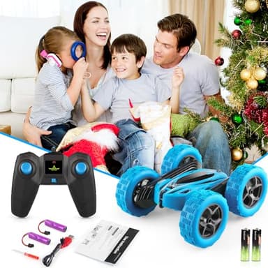 ORRENTE Remote Control Car, RC Cars Toys for Ages 5-7, 2.4GHz 4WD RC Car Kids Toys for Ages 8-13, 360° Rotating Radio-Controlled Toy Vehicles Toys for Girls RC Truck Toy Cars for Boys - Image 7