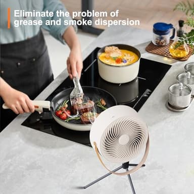 Portable Range Hood,Desktop Range Hood,3-Speed Exhaust Fan, Adjustable,portable range hood for kitchenfor Caravanning, Hotpot, and Barbecue, with Low-Noise Operation - Image 3