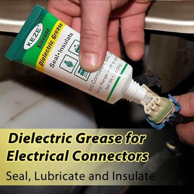 Keze Dielectric Grease for Electrical Connectors Automotive Marine Tune Up Dialectical Grease Spark Plug Boot Battery Terminal Electric Grasa Corrosion Salt Dirt Inhibitor, 1 Oz-1 Pack - Image 4