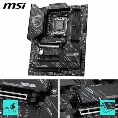 MSI X870 Gaming Plus WiFi Motherboard, ATX - Supports AMD Ryzen 9000/8000 / 7000 Processors, AM5-60A SPS VRM, DDR5 Memory Boost 8200+ MT/s (OC), PCIe 5.0 x16 & 4.0 x16, M.2 Gen5, Wi-Fi 7, 5G LAN - Image 3