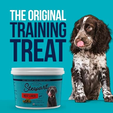 Stewart Single Ingredient Freeze Dried Raw Dog Treats, Beef Liver, 4 Ounce, Approx. 90 Pieces per Resealable Pouch, Training Treats or Meal Topper, High Protein, Grain Free, Gluten Free - Image 7