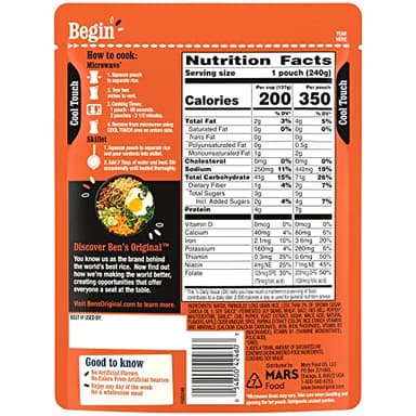 BEN'S ORIGINAL Ready Rice Korean BBQ Flavored Rice, Easy Dinner Side, 8.5 OZ Pouch (Pack of 12) - Image 2