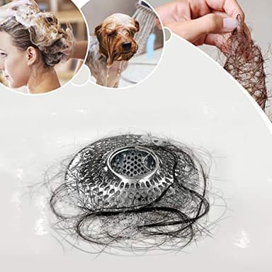 LEKEYE Drain Hair Catcher/Bathtub Shower Drain Hair Trap/Strainer Stainless Steel Drain Protector(Patented Product) - Image 6