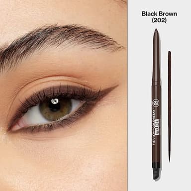 Revlon ColorStay Pencil Waterproof Eyeliner, Smudge-Proof, Eye Makeup with Built-In Sharpener, 202 Black Brown, 0.01 oz - Image 2