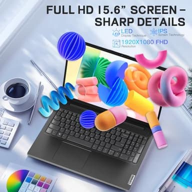 Lenovo V15 Premium Business Laptop - 15.6" FHD Display, IntelCore i7-1355U Processor, Wi-Fi 6, Numeric Keypad, HDMI, RJ45, Windows11 Pro, Office Lifetime (40GB RAM, 1TB SSD) - Image 5