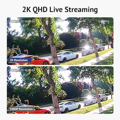 Hugolog 2K Indoor Outdoor Security Cameras for Home Security,Home Camera with Starlight Color Night Vision,Built-in Spotlight,Motion Detection,2-Way Talk,Cloud & Local Storage,Works with Alexa(4 Pack) - Image 7