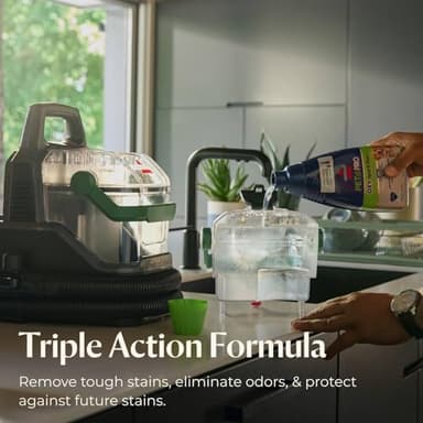 BISSELL Little Green Pet Pro Portable Carpet and Upholstery Deep Cleaner, Car/Auto Detailer with Self-Cleaning Tough Stain, Pet Hair Removal, Crevice Tool (3909) - Image 6