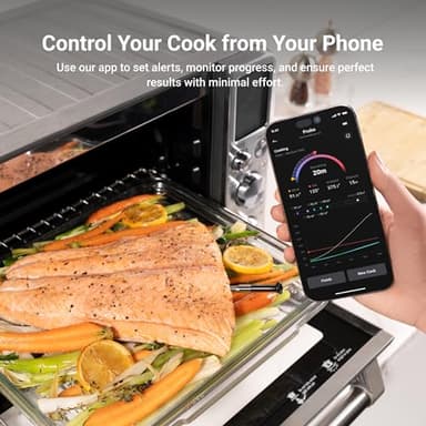 ThermoMaven Smart Bluetooth Wireless Meat Thermometer, 10X Enhanced Sub-1G Signal and Stability, Standalone Display Base, Certified Accuracy ±0.5°F, WiFi Unlimited Range for BBQ, Oven, Smoker, Grill - Image 6