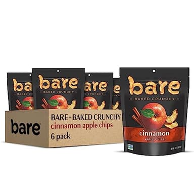 Bare Baked Crunchy, Apples Cinnamon, 3.4 Ounce (Pack of 6) - Image 1