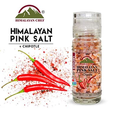 Himalayan Chef Pink Salt Grinder, Chipotle Salt, 3.53 Ounces, Incredible Taste - Image 4