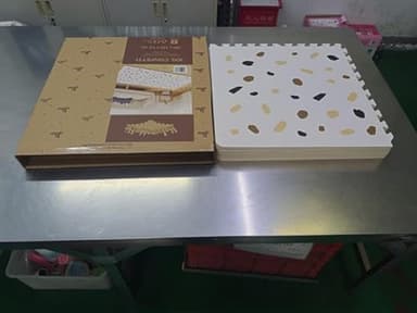 Stylish Baby Play Mat 72x48 Inches - 6 XXL Foam Floor Tiles for Kids Terazzo Design - 20% Thicker Playmat for Baby Crawling, Tummy Time, Playpen - Non-Toxic, Odorless Foam Play Mat for Floor - Image 10