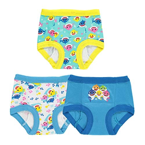 Baby Shark Cotton Potty Training Pant Multipacks with Success Tracking Chart and Stickers, Sizes 18M, 2T, 3T, 4T - Image 1