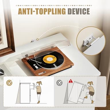 YESHOMY Dresser for Bedroom with 6 Drawers, Modern Chest of Drawers, Wooden Dressers, TV Stand for Living Room,Closet, Hallway (White) - Image 3