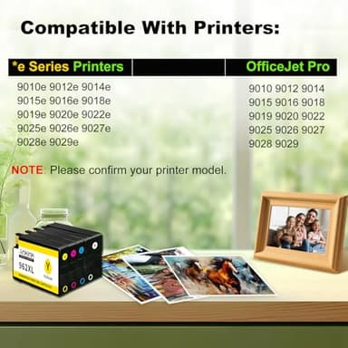 Ankink 962 XL Compatible Ink Cartridges Replacement for HP962XL Black Color, 4 Combo Pack - Image 3
