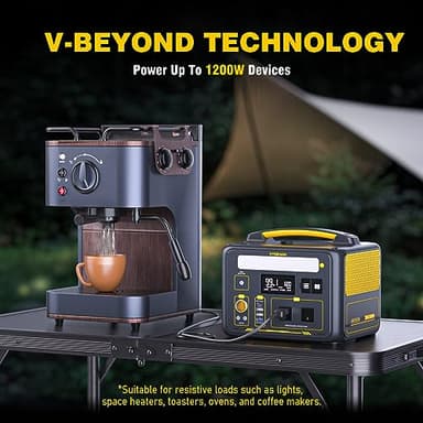 VTOMAN Jump 600X Portable Power Station 600W, 299Wh Solar Generator LiFePO4 Battery Power Station with 600W Pure Sine Wave (Surge 1200W) AC Outlet, PD 60W USB-C, 3x Regulated 12V/10A DC for Camping - Image 4