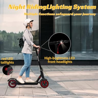 Electric Scooter Adults,Foldable,350W-500W,8.5'',19mph Speed,15Miles Range,Fast,Cheap,Suitable for Men,Women - Image 5
