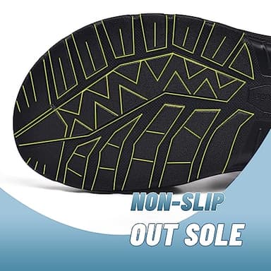 visionreast Mens Open Toe Leather Sandals Outdoor Hiking Non Slip Sandals Air Cushion Soprt Casual Beach Sandals - Image 6