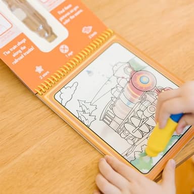 Melissa & Doug On The Go Water Wow! Mess Free Coloring Book, Reusable Water-Reveal Activity Pad, Vehicles, Travel Toys, Party Favors, for Toddlers & Kids Ages 3+ - FSC Certified - Image 10