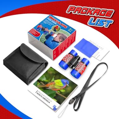 Binoculars Toys for Kids Ages 3-8: Spidolapse Outdoor Adventure Toy with Bird Watching Guide for 4 5 6 7 8 Year Old Boys Girls Birthday Gifts Toddler Travel Camping Binoculars Toy Age 4-6 - Image 7