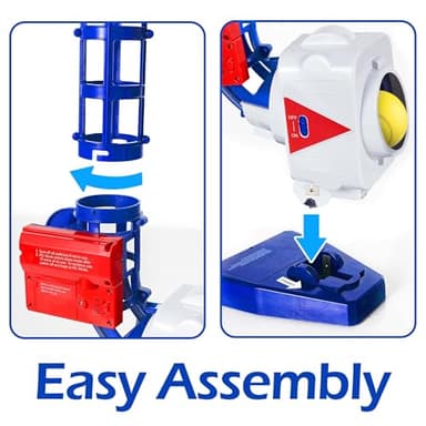 iPlay, iLearn Kids Pitching Machine Toys, 2 in 1 RC Baseball Tennis Pitcher, Auto Ball Launching Bat, Boy Outdoor Outside Sports Backyard Game, Birthday Gift 5 6 7 8 10 12 Yr Youth-Partially Assembled - Image 7