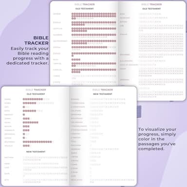 Clever Fox Bible Study Journal – Church Notes Notebook – Note Taking & Journaling Kit – Faith Based Religious Gifts & Accessories (Lavender) - Image 4