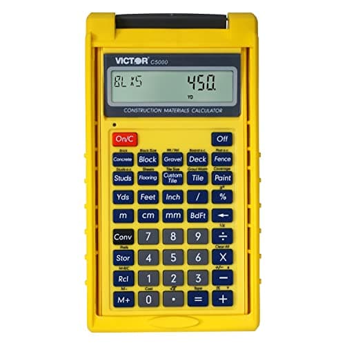 Victor C5000 Construction Materials Calculator with Protective Case - Image 1