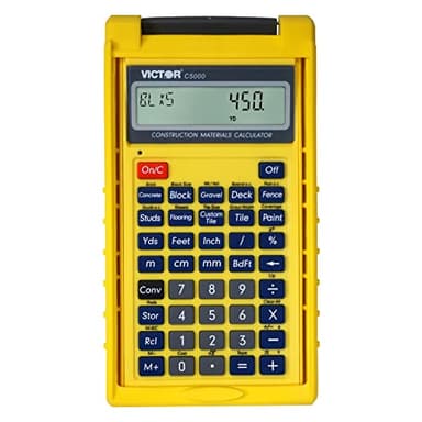Victor C5000 Construction Materials Calculator with Protective Case - Image 1
