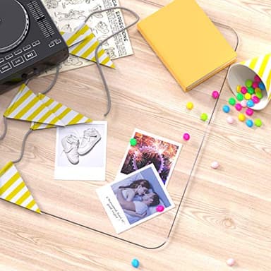 Oterri Clear Writing Desk Pad, 35.4’’x17” Heat Resistant Waterproof PVC Round Edge Durable Desk Protect Mat, Anti-Static Writing Mat Table Protector - Image 5