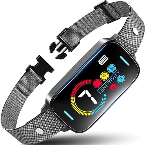 Upgrade Ultrasonic Bark Collar for Large Medium Small for Dogs Smart Automatic Bark Collar Rechargeable Anti Barking Training Collar with Waterproof Vibration and Beep 7 Sensitivity - Image 1