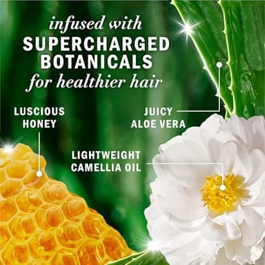 Herbal Essences Sulfate Free Shampoo with Honey for Daily Moisture, Nourishes Dry Hair, Moisturizing Shampoo with Certified Camellia Oil and Aloe Vera, Lightweight For All Hair Types, 33.8oz - Image 5