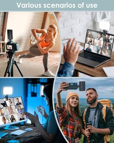 150 LED Phone Light, Selfie Light for iPhone/Phone/iPad/Camera, 5500Mah Rechargeable Portable Lights, 3 Lighting Adjustment Modes, Selfie Lights for Photography/TikTok/Vlog/Video - Image 7