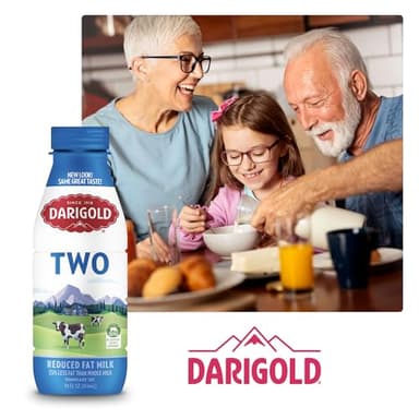 Darigold Milk 2 Percent, Reduced Fat Shelf Stable Milk with 12 Essential Nutrients, 15g Protein, rsBT Free - 14oz, 12 Pack (Two Percent) - Image 7