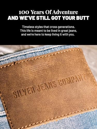 Silver Jeans Co. Men's Eddie Athletic Fit Tapered Leg Jeans, Dark Wash SOC344, 42W x 34L - Image 5