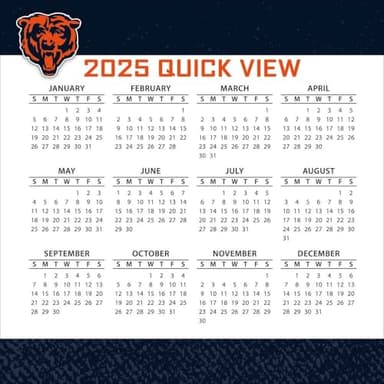 Turner Sports Chicago Bears 2025 Box Calendar (25998053033) - Image 4