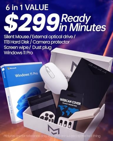 HP 17-inch Touchscreen AI Laptop - Intel Ultra 7 255U · 12 NPU Tops · Next-Gen Business Optimized Copilot · HD+ Display · Backlit KB · Privacy Camera · Win 11 Pro · w/Accessory (64GB DDR5 | 2TB SSD) - Image 2