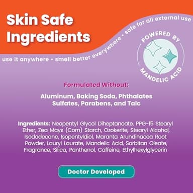 Lume Whole Body Deodorant - Smooth Solid Stick - 72 Hour Odor Control - Aluminum Free, Baking Soda Free and Skin Safe - 2.6 Ounce (Pack of 2) (Lavender Sage) - Image 2