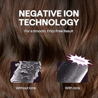 Hair Dryer, Wavytalk Turblow Pro Fast Drying Blow Dryer with Diffuser, High Speed Hair Dryer with 110,000 RPM, Pro Negative Ions for Reduces Damage, Frizz Smoothing, 3 Speeds & 3 Temps, Pink - Image 7